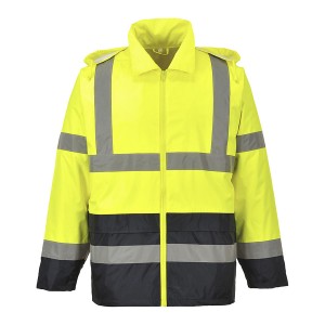 PARKA ALTA VISIB AMARELO/AZUL H443